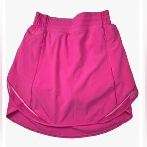 NWOT Lululemon Hotty Hot High Rise (4 Long) Sonic Pink Skirt